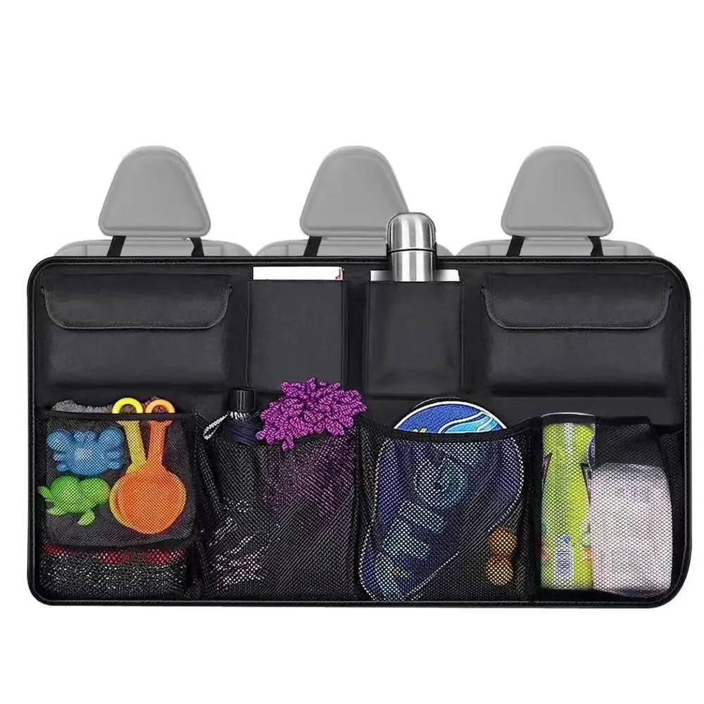 Universal Multi-Pocket Car Rear Seat Storage Bag, Trunk Hanging Organizer